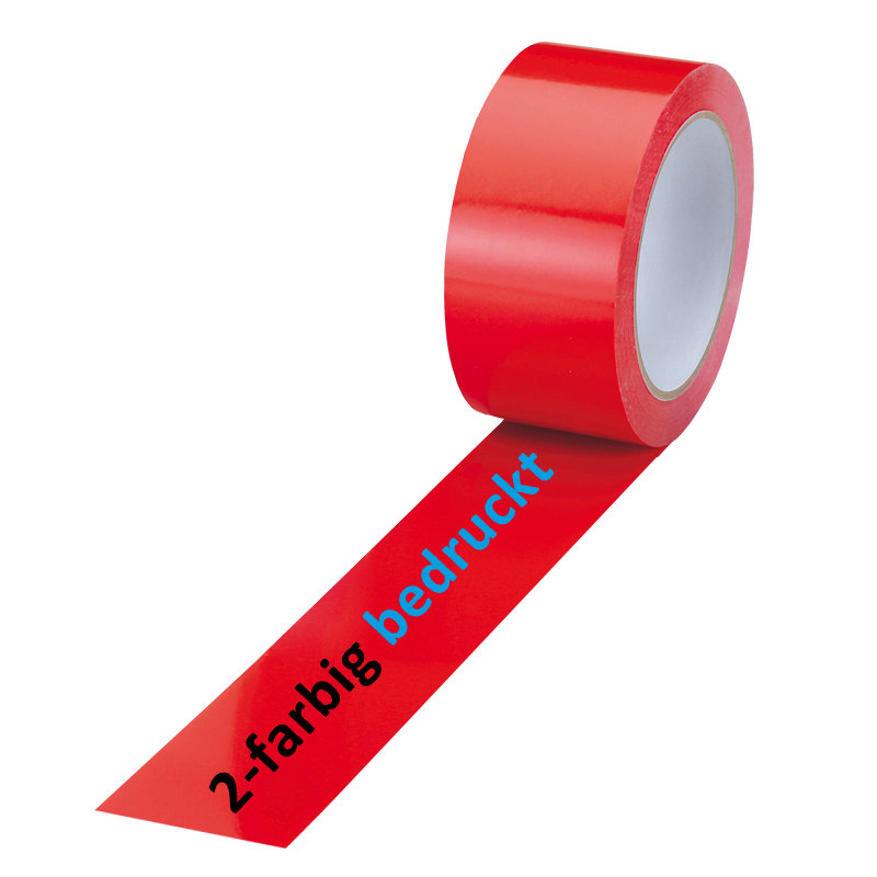 PVC-Band, rot, 2-farbig bedruckt