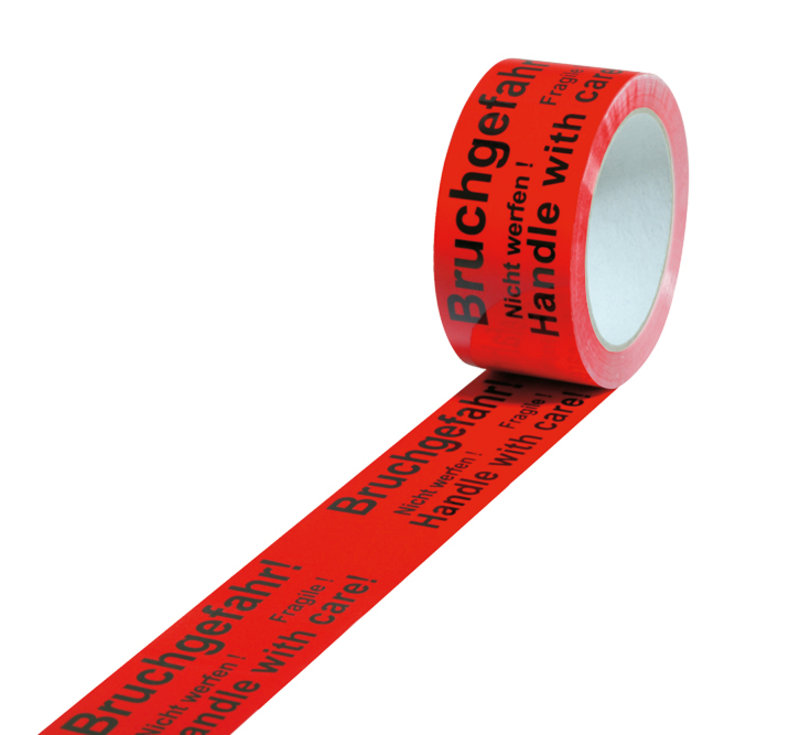 PP-Warn-Klebeband Bruchgefahr
