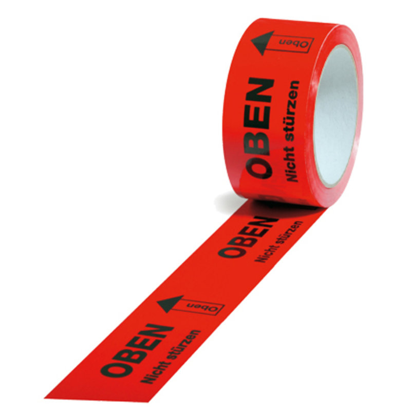 PP-Warn-Klebeband Oben