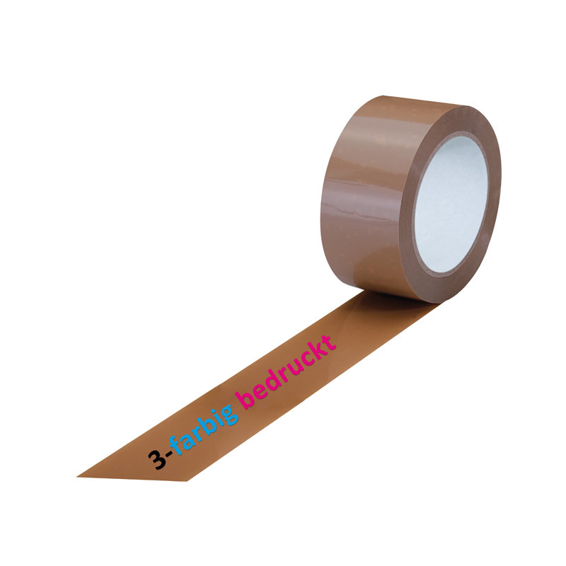 PVC-Band, braun, 3-farbig bedruckt