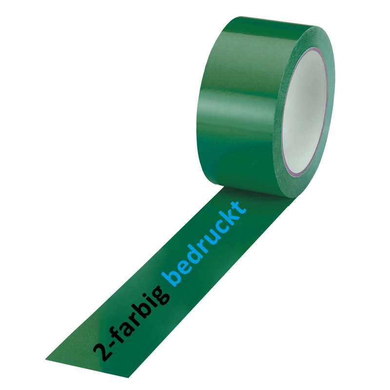 PVC-Band, grün, 2-farbig bedruckt