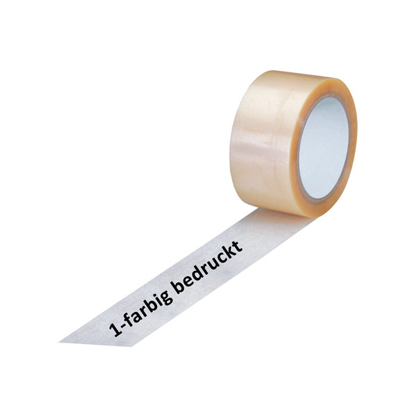 PVC-Band, extra stark, transparent, 1-farbig bedruckt