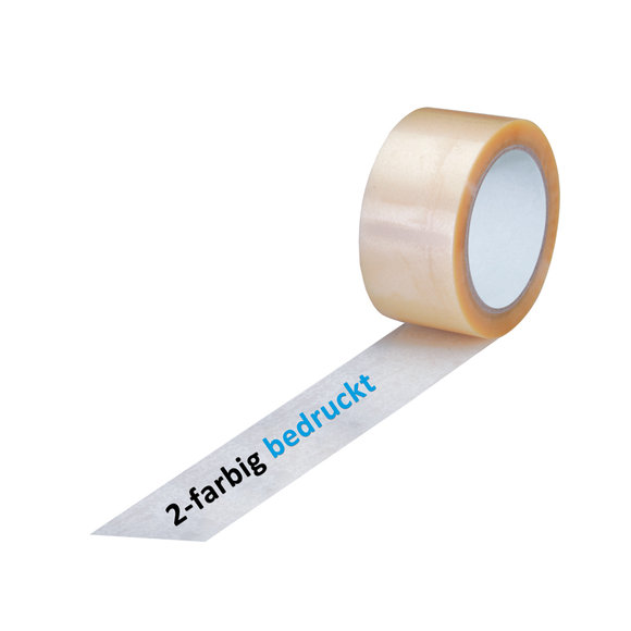 PVC-Band, extra stark, transparent, 2-farbig bedruckt