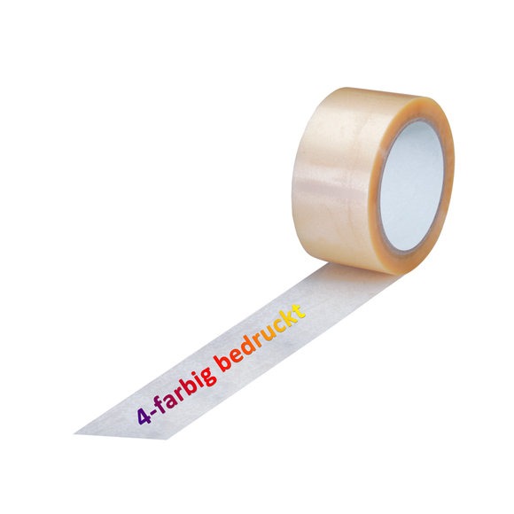 PVC-Band, transparent, 4-farbig bedruckt